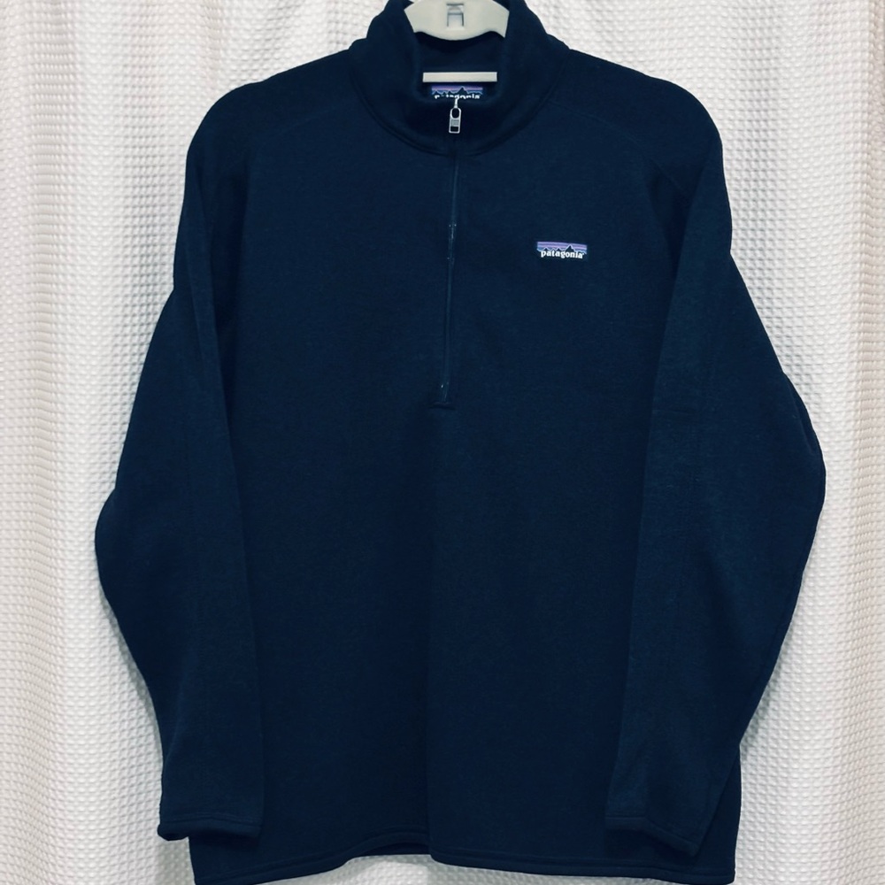 Patagonia Women’s XL Black 1/4 zip Better Sweater